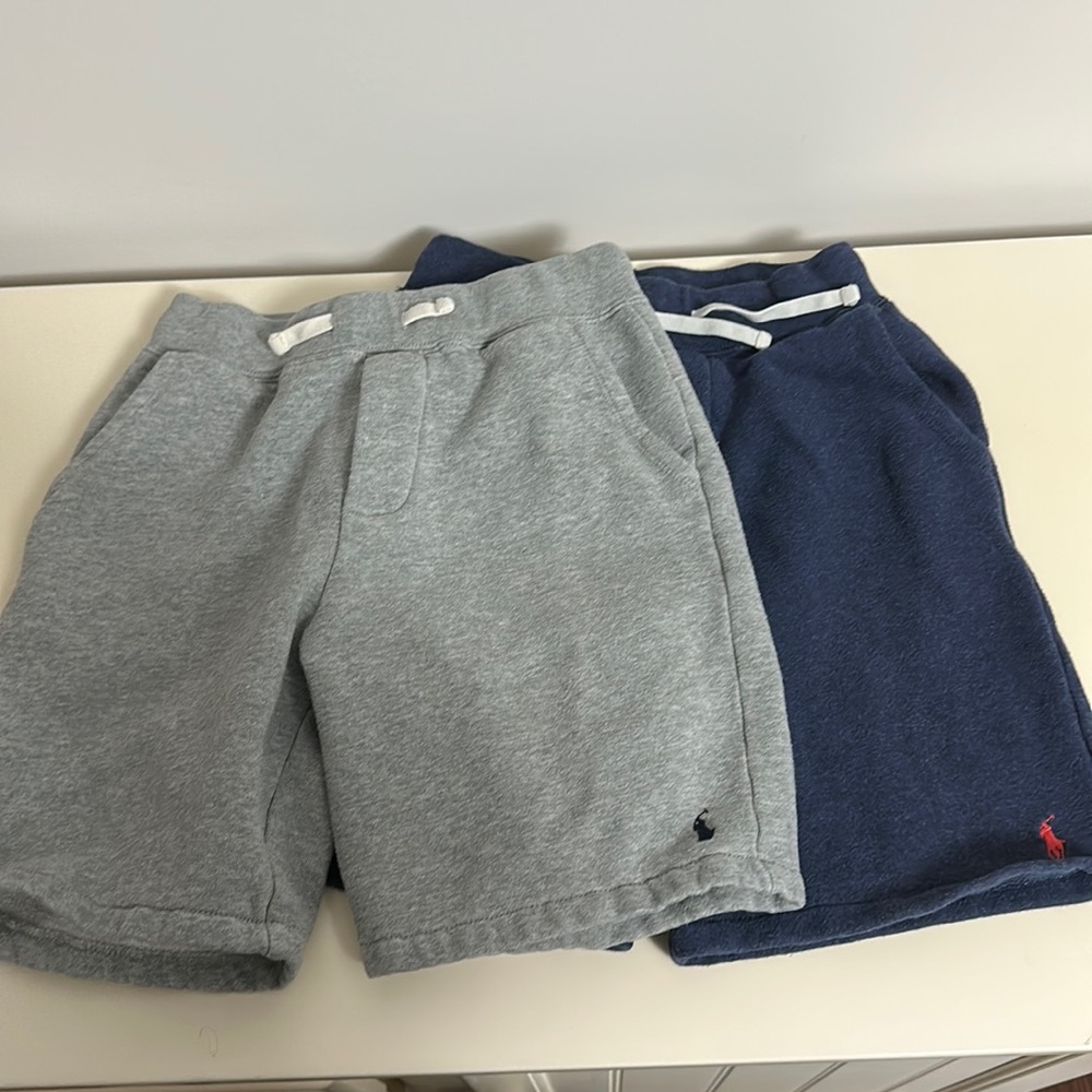 Polo Ralph Lauren soft jogger style shorts medium 10 12 youth